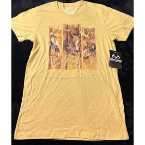 Realtree Men’s Small Yellow SS Graphic T-Shirt NWTs